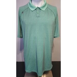 Rhone XXX Mens Sz Large Activewear Golf Polo Shirt Stretch Casual Comfort Green